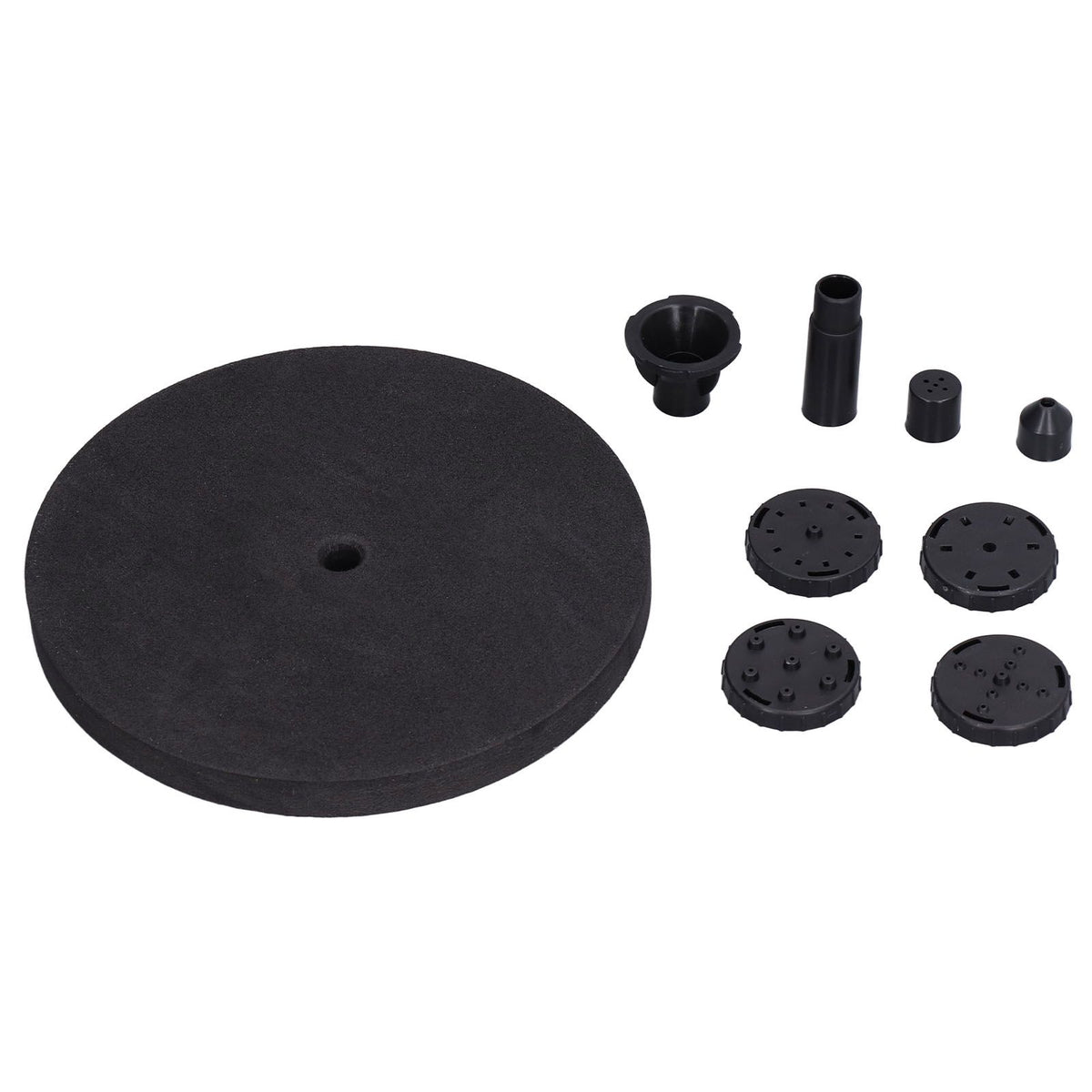 10V 5W Solar Fountain Kit Floating Solar Fountain Water Pump Kit for Gardens Pools Fish Tanks Aquariums