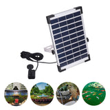 Solar Fountain Solar Powered 10000 Hours Life Fine Workmanship Simple Operation Solar Fountain Pump