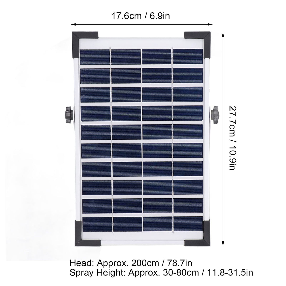 Solar Fountain Solar Powered 10000 Hours Life Fine Workmanship Simple Operation Solar Fountain Pump