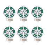 6Pcs Green Tie Wire Gardening Twist Tie Climbing Vine Tie Wire for DIY Flower Fixed Plant Support
