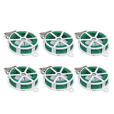 6Pcs Green Tie Wire Gardening Twist Tie Climbing Vine Tie Wire for DIY Flower Fixed Plant Support