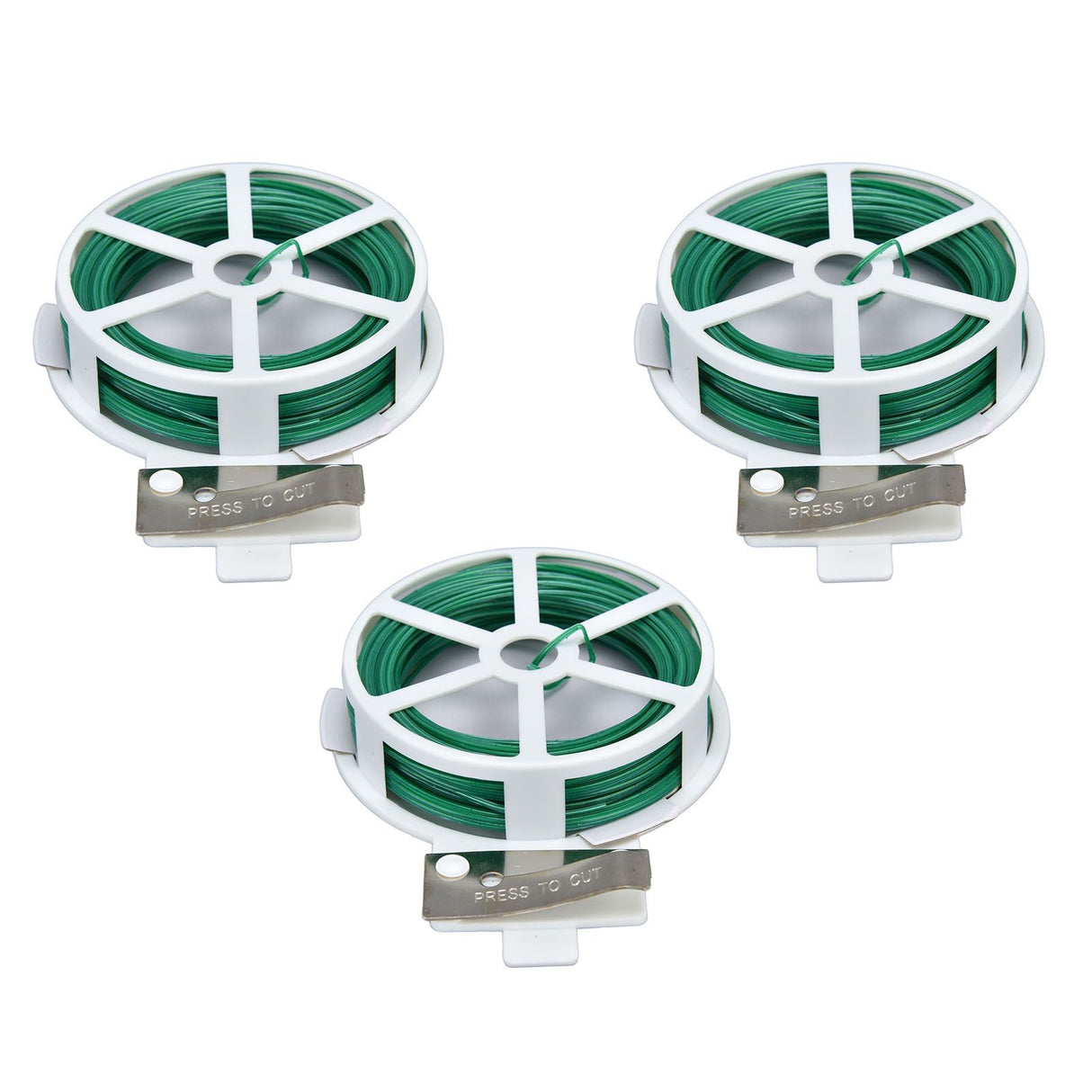 6Pcs Green Tie Wire Gardening Twist Tie Climbing Vine Tie Wire for DIY Flower Fixed Plant Support