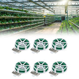 6Pcs Green Tie Wire Gardening Twist Tie Climbing Vine Tie Wire for DIY Flower Fixed Plant Support