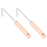 2pcs Garden Weeder Lightweight Efficient Labor Saving Ergonomic Design Small Compact Digging Supplies