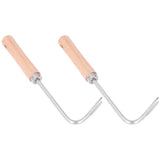 2pcs Garden Weeder Lightweight Efficient Labor Saving Ergonomic Design Small Compact Digging Supplies