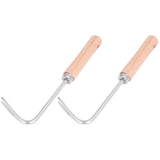 2pcs Garden Weeder Lightweight Efficient Labor Saving Ergonomic Design Small Compact Digging Supplies