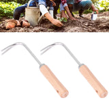 2pcs Garden Weeder Lightweight Efficient Labor Saving Ergonomic Design Small Compact Digging Supplies