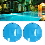 2Pcs 19cm Pool Lamp Lens Cover Swimming Pond Light Blue Transparent Lid for HAYWARD AMERILITE