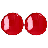2Pcs Pool Lens Cover Plastic Red Transparent Underwater Light Lens Covers for Spa Lights 19cm