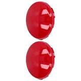 2Pcs Pool Lens Cover Plastic Red Transparent Underwater Light Lens Covers for Spa Lights 19cm