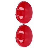 2Pcs Pool Lens Cover Plastic Red Transparent Underwater Light Lens Covers for Spa Lights 19cm - 45-Degree Angle
