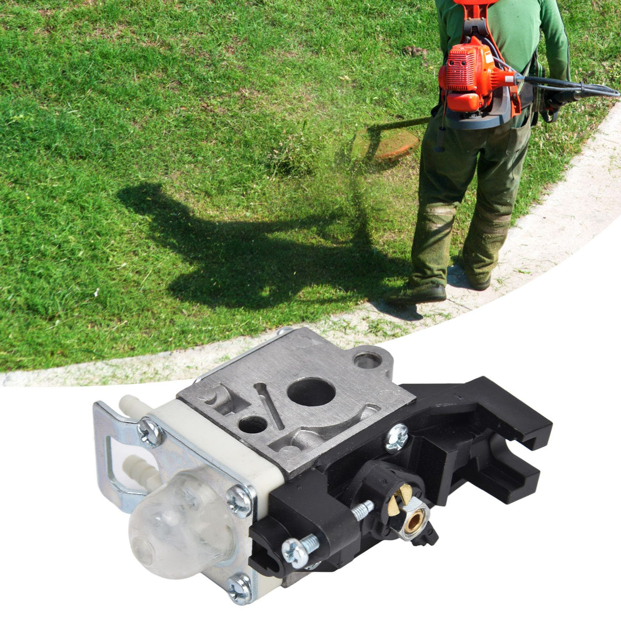 Carburetor Carb Accessory Replacement for Zama HC‑152 HCR‑161ES HRC‑171ES Hedge Trimmers