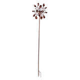 Solar Wind Spinners Multi Color LED Lights Garden Wind Catcher Windmill for Courtyard