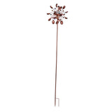 Solar Wind Spinners Multi Color LED Lights Garden Wind Catcher Windmill for Courtyard