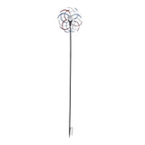 Outdoor Metal Wind Spinners LED Light Solar Powered Windmill for Yard Garden Lawns Decoration