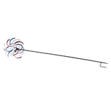 Outdoor Metal Wind Spinners LED Light Solar Powered Windmill for Yard Garden Lawns Decoration