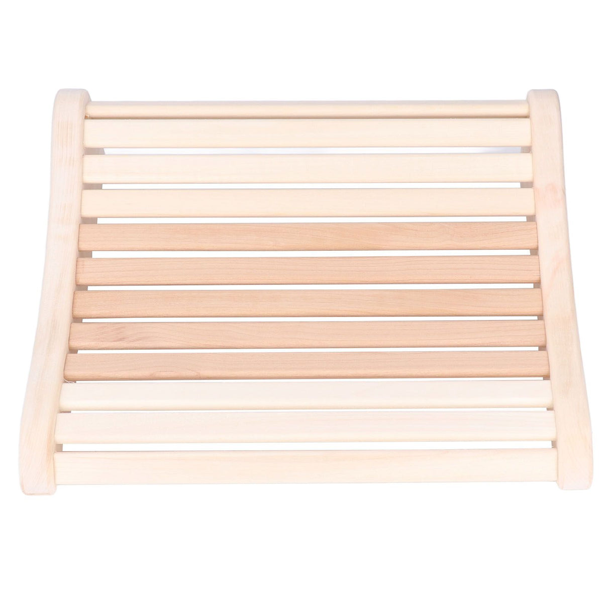 Sauna Pillow Relieving Pain Convenient Practical Relaxing Comfortable Ergonomic Design Wooden Back Bolster