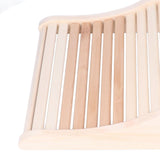Sauna Pillow Relieving Pain Convenient Practical Relaxing Comfortable Ergonomic Design Wooden Back Bolster - Extra Image