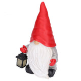 Garden Resin Gnome Statue Sculpture Garden Ornaments for Desktop Courtyard Decorations - Side View