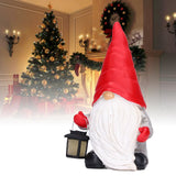 Garden Resin Gnome Statue Sculpture Garden Ornaments for Desktop Courtyard Decorations - Extra Image