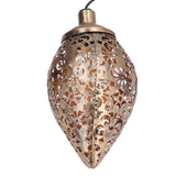 1.2V 0.5W Solar Wrought Iron Hollow Projection Lamp Outdoor Rainproof Solar Water Drop Chandelier