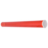 Long Pipe Bird Feeder Red Transparent Outdoor Bird Feeder Tube Wild Bird Feeding Pipe for Garden - Extra Image