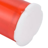 Long Pipe Bird Feeder Red Transparent Outdoor Bird Feeder Tube Wild Bird Feeding Pipe for Garden
