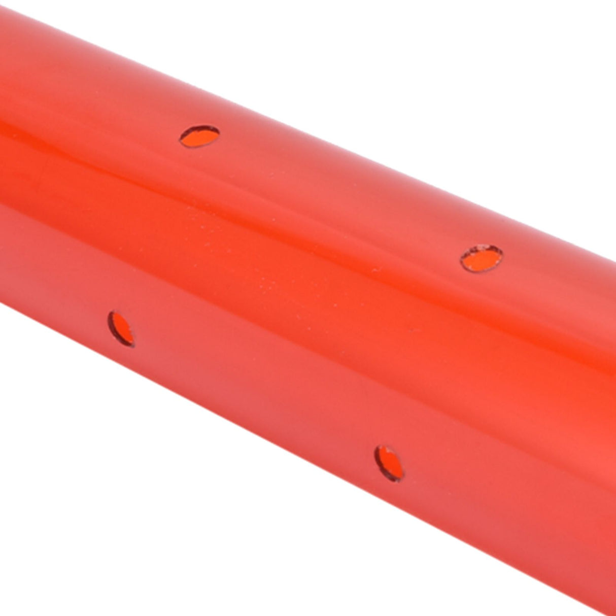 Long Pipe Bird Feeder Red Transparent Outdoor Bird Feeder Tube Wild Bird Feeding Pipe for Garden