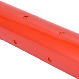 Long Pipe Bird Feeder Red Transparent Outdoor Bird Feeder Tube Wild Bird Feeding Pipe for Garden