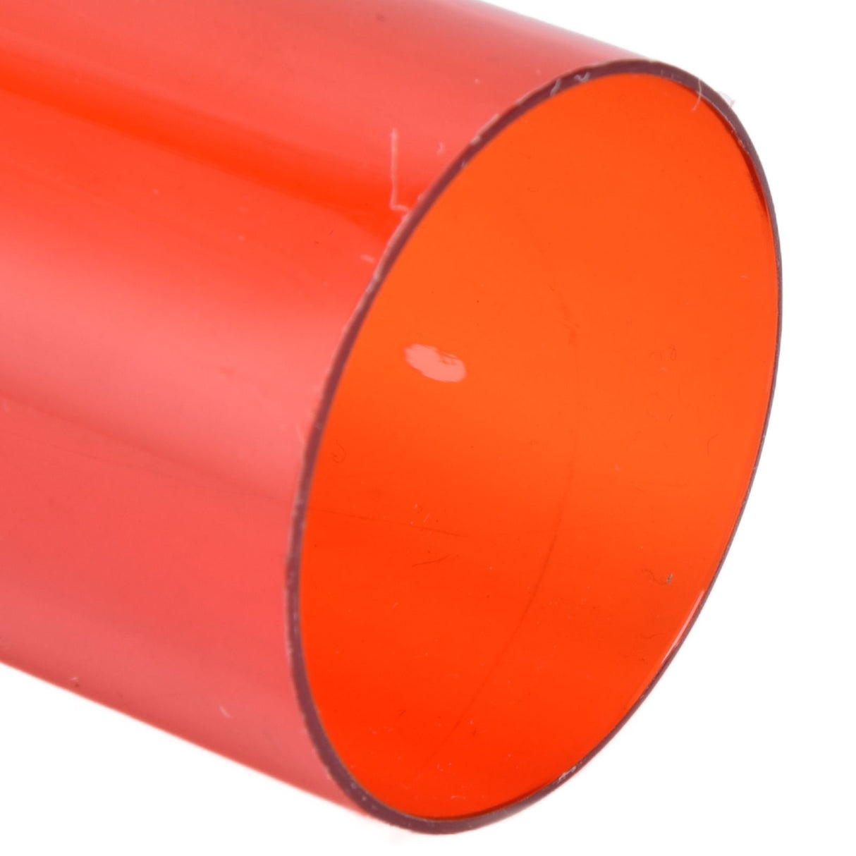 Long Pipe Bird Feeder Red Transparent Outdoor Bird Feeder Tube Wild Bird Feeding Pipe for Garden
