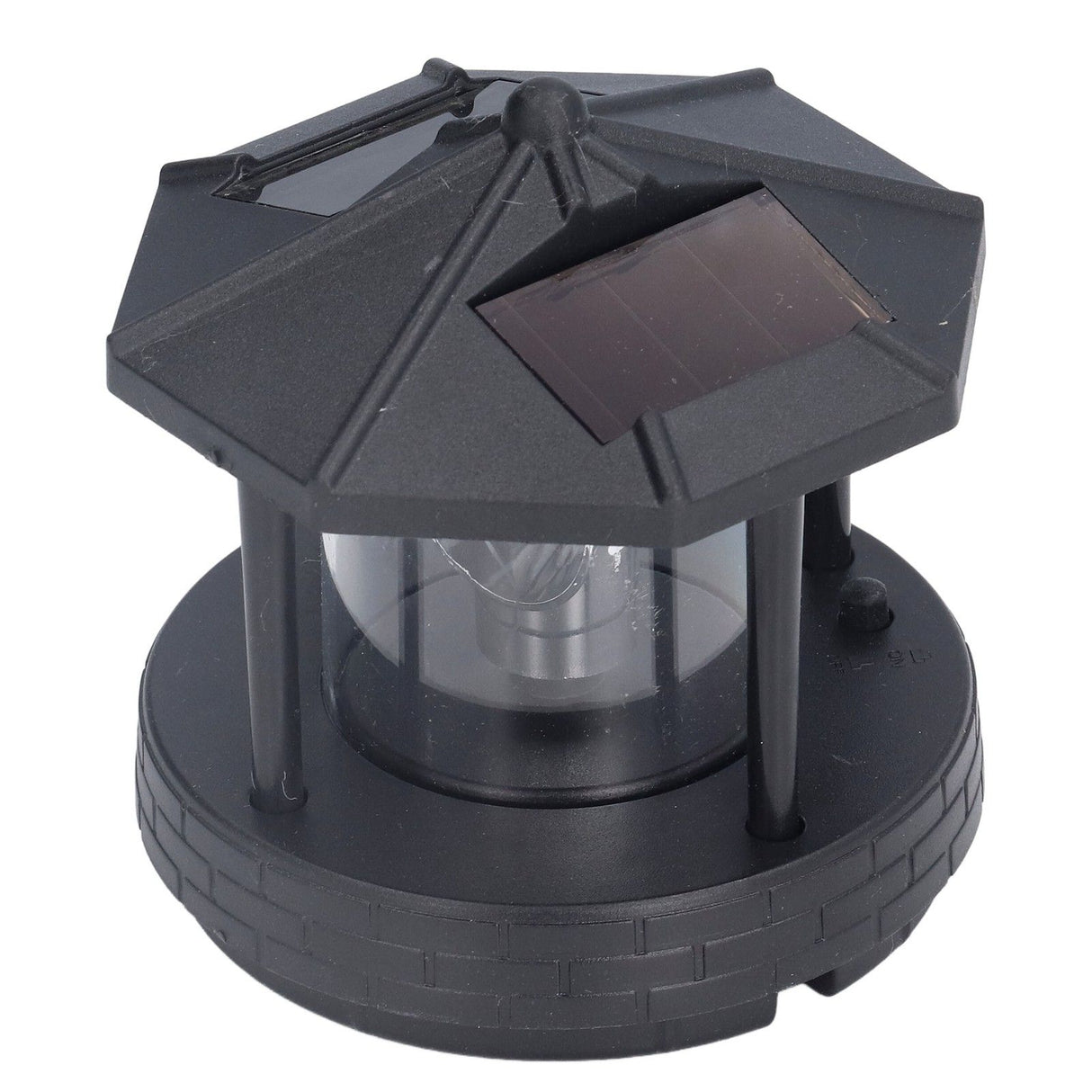 LED Solar Light Unique Tower Design 360 Degree Rotation Energy Saving Easy Installation Outdoor Lamp