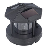 LED Solar Light Unique Tower Design 360 Degree Rotation Energy Saving Easy Installation Outdoor Lamp