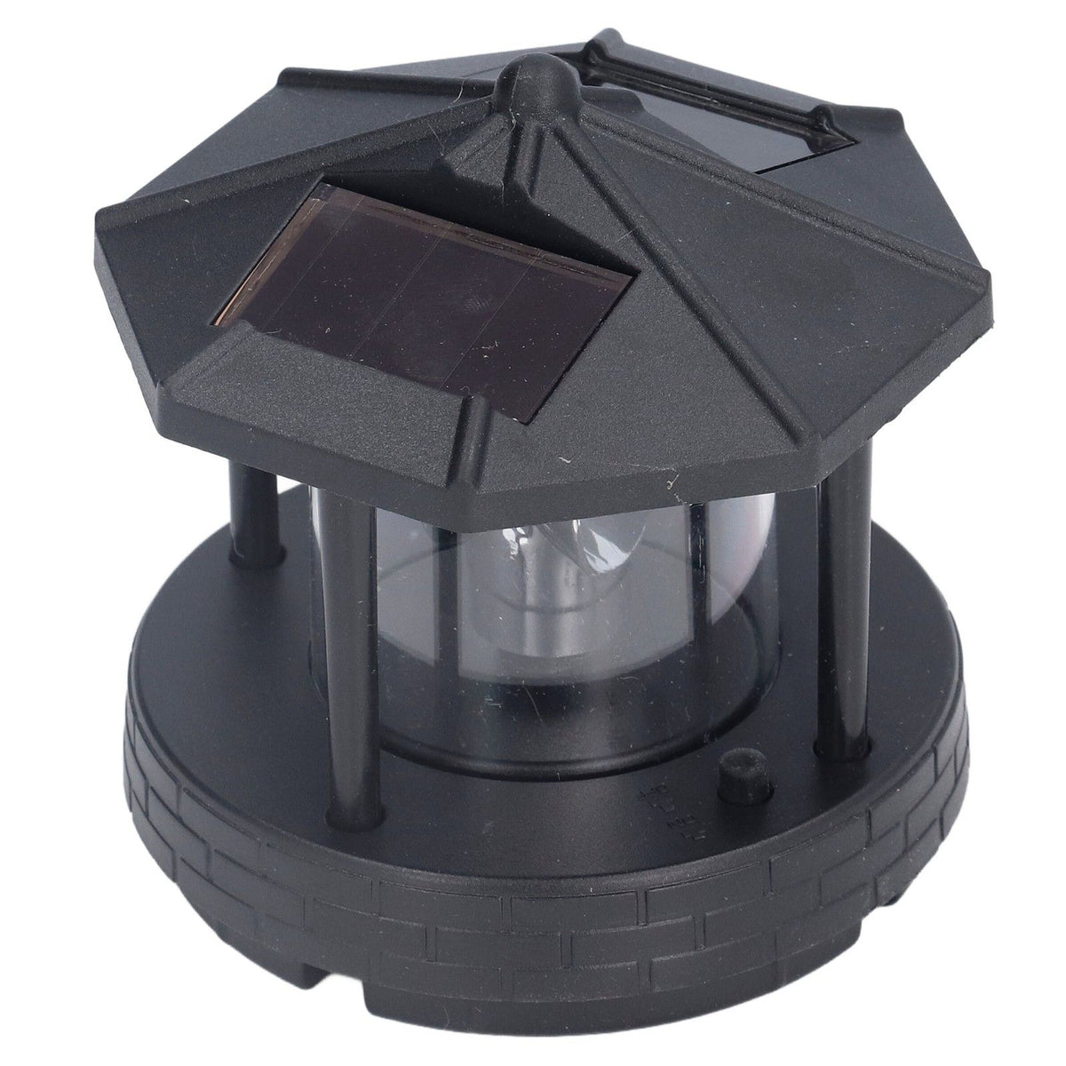 LED Solar Light Unique Tower Design 360 Degree Rotation Energy Saving Easy Installation Outdoor Lamp