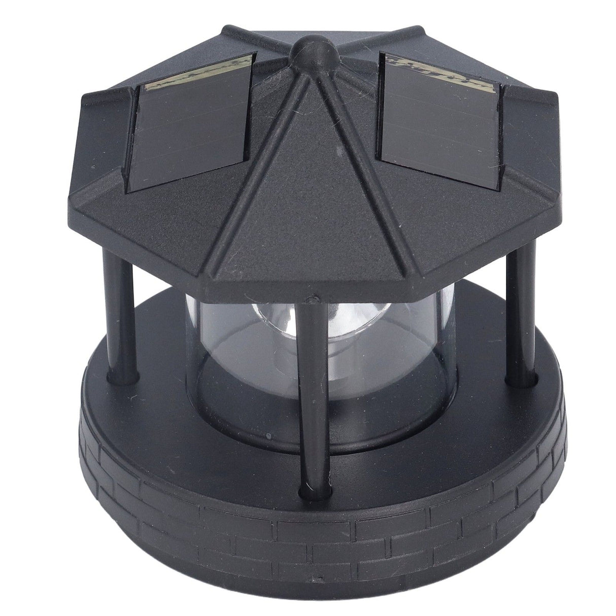 LED Solar Light Unique Tower Design 360 Degree Rotation Energy Saving Easy Installation Outdoor Lamp
