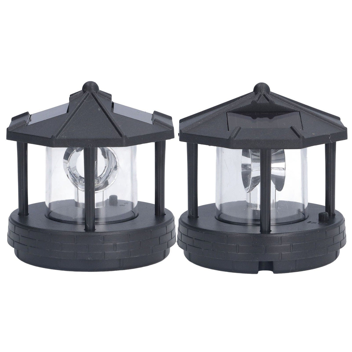 LED Solar Light Unique Tower Design 360 Degree Rotation Energy Saving Easy Installation Outdoor Lamp
