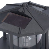 LED Solar Light Unique Tower Design 360 Degree Rotation Energy Saving Easy Installation Outdoor Lamp