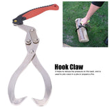 Log Tongs Log Lifting Grapple Hook Wooden Claw Suitable for Garden Wood Handling