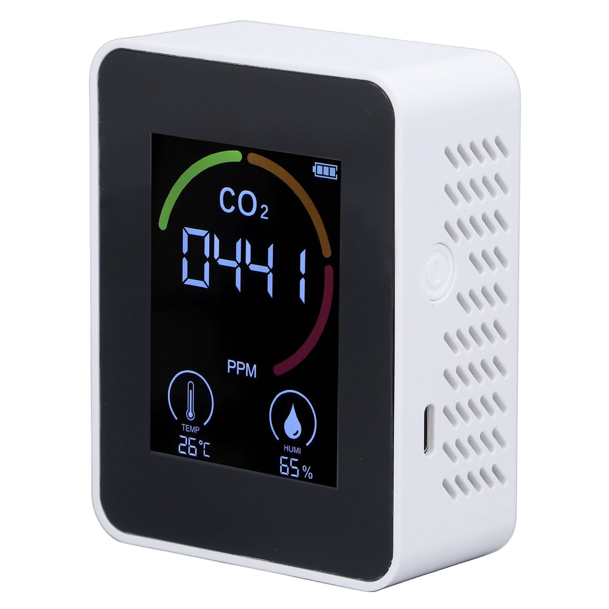 Digital Air Quality Monitor Carbon Dioxide Detector CO2 Tester Temperature Humidity Tester