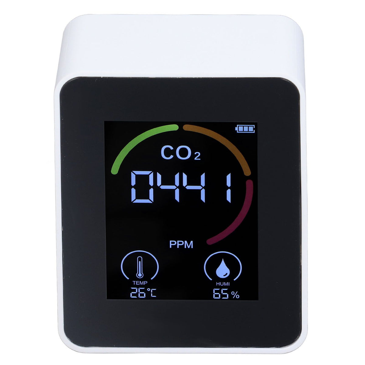 Digital Air Quality Monitor Carbon Dioxide Detector CO2 Tester Temperature Humidity Tester