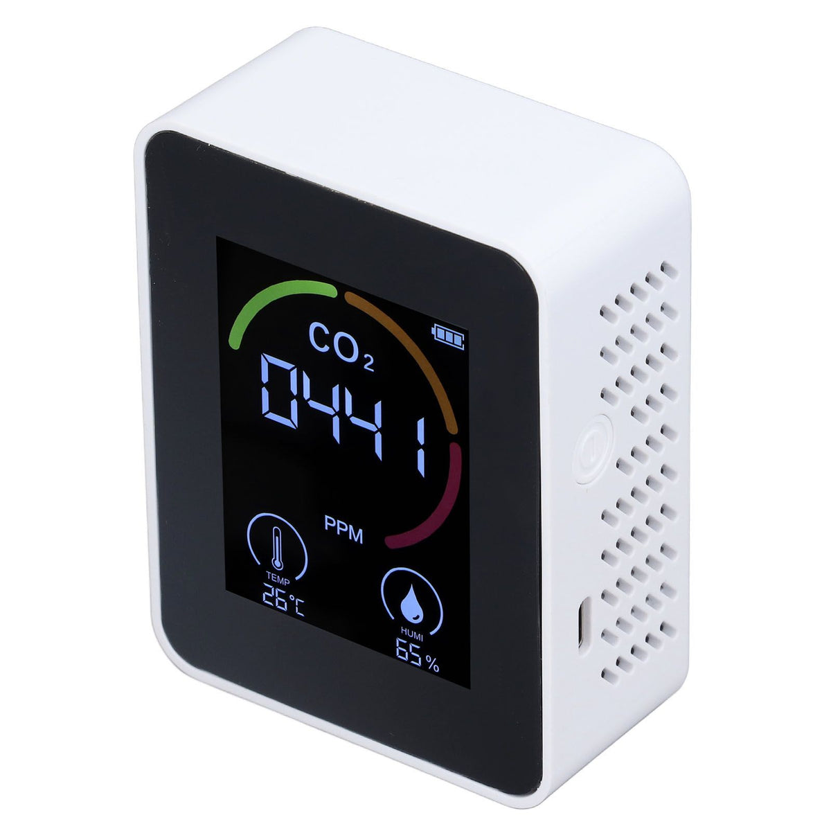 Digital Air Quality Monitor Carbon Dioxide Detector CO2 Tester Temperature Humidity Tester