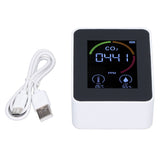 Digital Air Quality Monitor Carbon Dioxide Detector CO2 Tester Temperature Humidity Tester