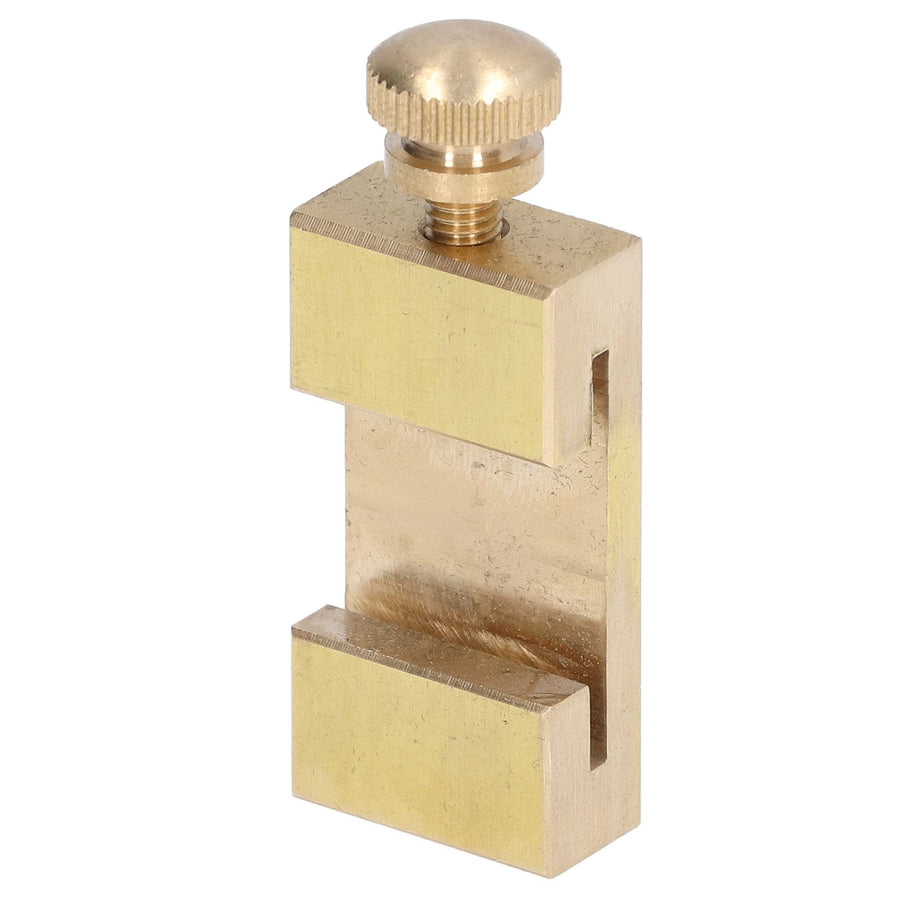 Brass Scribe Steel Ruler Positioning Limit Block Woodworking Angle Line Scriber Locator