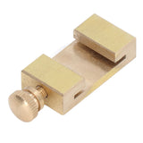 Brass Scribe Steel Ruler Positioning Limit Block Woodworking Angle Line Scriber Locator