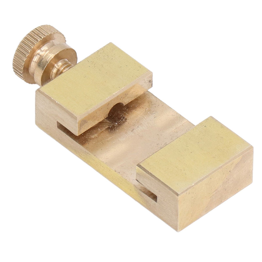 Brass Scribe Steel Ruler Positioning Limit Block Woodworking Angle Line Scriber Locator