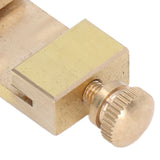Brass Scribe Steel Ruler Positioning Limit Block Woodworking Angle Line Scriber Locator