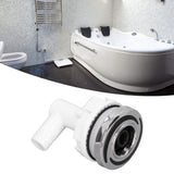G1/2 Bath Massage Nozzle Heat Resistant Swimming Pool Nozzle Plastic Bathtub SPA Nozzle for Outdoor