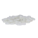 Outdoor Luminous Stones Colorful Fluorescent Luminous Pebbles for Dark Garden Courtyard Walkway Garden Trails 100 / Bag White