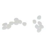 Outdoor Luminous Stones Colorful Fluorescent Luminous Pebbles for Dark Garden Courtyard Walkway Garden Trails 100 / Bag White