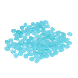 Outdoor Luminous Stones Colorful Fluorescent Luminous Pebbles for Dark Garden Courtyard Walkway Garden Trails 200 / Bag Light Blue - Front View