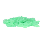 Outdoor Luminous Stones Colorful Fluorescent Luminous Pebbles for Dark Garden Courtyard Walkway Garden Trails 200 / Bag Turquoise